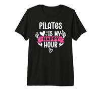 Pilates is My Happy Hour Pilates Sayings Pilates Instructor Camiseta Premium