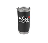 Pilates is my Happy Hour Stress Relief Vaso térmico de acero inoxidable de doble pared