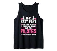 Pilates La mejor parte de mi fin de semana de trabajo Camiseta sin Mangas