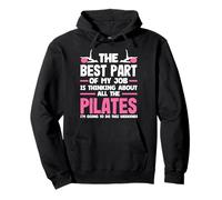 Pilates La mejor parte de mi fin de semana de trabajo Sudadera con Capucha