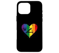 Pilates LGBT Reformer Pilates Corazón Envejecido Carcasa para iPhone 16 Pro MAX