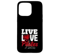 Pilates Live Love Pilates Heart Fitness Carcasa para iPhone 15 Pro Max