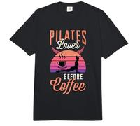 Pilates Lover Before Pilates Instructor Café Pilates Lover Comfort Colors Adult Heavyweight T-Shirt