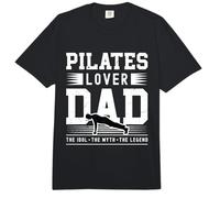 Pilates Lover Dad The Idol The Myth Meditación Pilates Lover Comfort Colors Adult Heavyweight T-Shirt