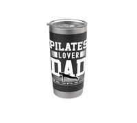 Pilates Lover Dad The Idol The Myth Meditación Pilates Lover Vaso térmico de acero inoxidable de doble pared