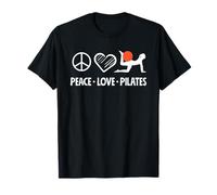 Pilates Peace Love Pilates Fitness Camiseta