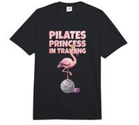 Pilates Princesa En Entrenamiento Flamingo Humor Divertido Entrenamiento Comfort Colors Adult Heavyweight T-Shirt