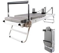 Pilates Reformer - Equipo de entrenamiento de fuerza, máquina de pilates plegable para principiantes e intermedios