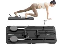 Pilates Reformer | Fitness Pilates Board para mujeres | Gimnasio en casa portátil entrenamiento de cuerpo entero para entrenamiento de oficina y rehabilitación