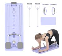 Pilates Reformer Machine, 5 en 1 Multifunctional Abdominal Board With LED Counter, Automatic Rebound Roller, Board Full-Body Workout Trainer, For Home Pilates & Core Workou