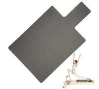 Pilates Reformer, Machine Mat Towel, 39,21 x 24,02 pulgadas, antideslizante agarre, Extra Thick Cushioning Support, Yoga Bed Pad for Women, Men, Khaki, Light Pink, Black and Grey