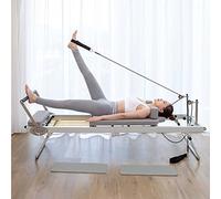 Pilates Reformer - Máquina plegable de intensidad ajustable para ejercicio multifuncional y fitness