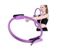 Pilates Ring, Pilates Circle, Yoga Circle, Double Handle Pilates Yoga Ring 39 Cm Exercise Circle for Fat Burning Strengthening Of The Inner And Outer
