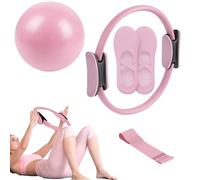 Pilates Set, Conjunto De Anillos De Yoga, Juego De Anillos De Pilates, Pilate Accesorios De Aros Y Pelotas, Goma Elastica Ejercicio, Calcetines Antideslizantes (Color Aleatorio), para Ejercicio