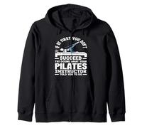 Pilates si al principio no tienes éxito Instructor Sudadera con Capucha