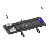Pilates Sliding Board - Instrumento de entrenamiento de núcleo, esterilla de entrenamiento AB, rodillo plegable para el hogar, tabla deslizante compacta para el desarrollo de equilibrio, construcción
