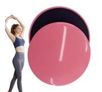 Pilates Sliding Plate, Fitness Gliding Discs, Two-Sided Anti-Slip Pads, Anti Static Core Sliders, 6,69 pulgadas Portátil Yoga Cushions for Carpet or Hardwood Floor Workouts