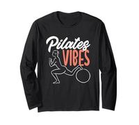 Pilates Vibes - Arte de fitness inspirador Manga Larga