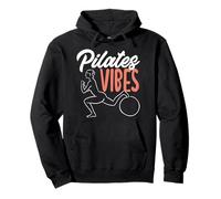 Pilates Vibes - Arte de fitness inspirador Sudadera con Capucha