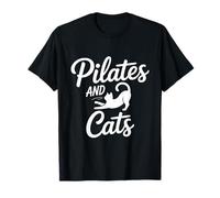 Pilates Y Gatos Meditación Deporte Fitness Camiseta
