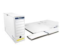 Pilbelles Archivador Definitivo 38x27x11,5 cm - 30 unidades - Archivadores de Oficina Caja de Archivo para Documentos