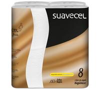 PILBELLES Papel Higiénico 3 Capas - 8 Rollos de Papel Higiénico Triple Capa Premium Alta Resistencia, Durabilidad y Suavidad