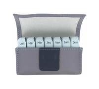 Pilbox Mini Pastillero Hebdomadaire Gris 1 ud
