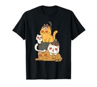 Pile Of Kitty Cats Heart Eye - Camiseta Camiseta