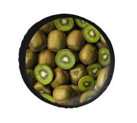 Pile of Kiwis - Cubierta para neumático de repuesto de piel de PVC, a prueba de polvo, impermeable, cubierta de neumático Jeep para cámper de 34 pulgadas, remolque de caravana, camión, SUV, diámetro
