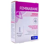 PiLeJe Feminabiane Intima 20 Cápsulas - Probiótico Flora Vaginal y Confort Íntimo - Con 3 Cepas y Vitamina B2 - Prevención de Candidiasis y Vaginosis - Protege la Mucosa