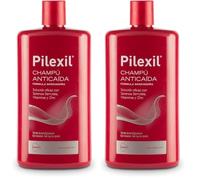 PILEXIL ANTICAIDA - Champú Anticaída 500 ml, Tratamiento de Uso Frecuente, Frena la Pérdida del Cabello, Normaliza su Ciclo, Gran Eficacia, para Hombres y Mujeres (Paquete de 2)