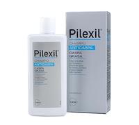PILEXIL ANTICASPA - Champú Caspa Grasa 300 ml, Tratamiento de Uso Frecuente, Regula el Exceso de Sebo, Elimina el Picor, Disminuye la Descamación del Cuero Cabelludo, Gran Eficacia, para Hombres y Mujeres