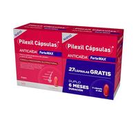 PILEXIL - Cápsulas Anticaída Forte Max 2 uds x 90 Cápsulas, Complemento Alimenticio, para Caída Progresiva del Cabello y Uñas, con Extractos de Plantas, Vitaminas y Minerales, para Hombres y Mujeres