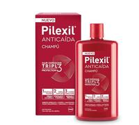 PILEXIL - Champú Anticaída Triple Protection 450 ml - Frena la Caída del Cabello, Fortalece y Suaviza la Fibra Capilar e Hidrata y Protege el Cuero Cabelludo - Para Hombres y Mujeres