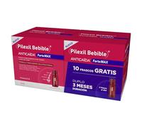 PILEXIL FORTE MAX - Tratamiento Bebible Anticaída Pack 2 x 45 Frascos de 15ml - 1 Dosis Diaria - Para Caída Progresiva del Cabello, con Vitaminas y Minerales, para Hombres y Mujeres