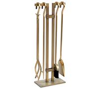 Pilgrim Home and Hearth 18086 Sinclair Tool Set, Burnished Brass