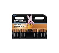 Pilhas alcalinas AA - Duracell - 1,5 V - LR06 - Paquete de 8 - Compatibles con Fujifilm Instax Mini - Uso para cámara