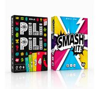 PILI PILI + Smash IT - Juego de Mesa Rápido y Estratégico para Jugar en Piscina, Playa o Terraza | Familia y Amigos - Diversión sin Pantallas