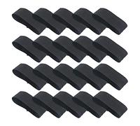 Pilikoll 20 Pcs Funeral Luto Brazalete Negro elástico Banda de Brazo Brazalete de capitanes Banda de Brazo por el fútbol, el fútbol, el Baloncesto, el Respeto, el Monumento