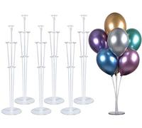 PILIN Kit de soporte de globos de mesa para decoraciones de fiesta de cumpleaños y decoraciones de boda, decoraciones de globos de feliz cumpleaños para fiesta (6pcs)