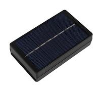 Pilipane 1 W 4 V Cargador para panel solar portátil caja de carga para batería externa para uso doméstico AA/AAA negro, cargador solar para baterías recargables AA y AAA,