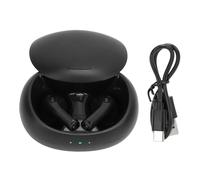 Pilipane Auricadores de traductor Reducción de Ruido AI Tecnología Instant Instant Simultáneo Dispositivo de traducción para reuniones de Viajes Aprendizaje de plástico 6.8 x 5cm 2 (Negro)
