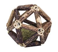 Pilipane Bola de Madera de Hierba gatera Silvervine Stick Juguete para moler Dientes Mejorar el apetito Masticar Gato Bola de Hierba gatera para Gatos Gatito Salud Tiempo de Juego