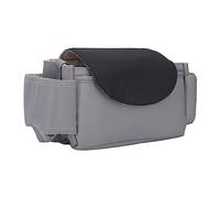 Pilipane Bolsa Colgante para Cochecito de bebé, Impermeable, de Nailon, Organizador para Cochecito, Gran Capacidad de Almacenamiento para Cuna, manija de Puerta, Bolsa de Viaje para (Gris Elegante)
