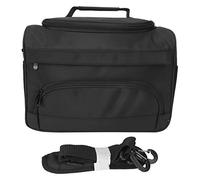 Pilipane Bolsa de Almacenamiento de Herramientas de peluquería portátil Bolsa organizadora multifunción de Gran Capacidad para estilistas Profesionales de salón Micro Fibra Negra