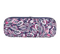 Pilipane Bolsa de Ganchillo de Tela Oxford, Estuche de Almacenamiento Duradero para Agujas de Tejer, para Viajes, Manualidades en casa, 1 Uds., Color Aleatorio con Cremallera (Púrpura)