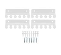 Pilipane Cable de Cable Clip Cable Organizador Soporte Descripción Clip Clip 5 Ranuras Acrílico Teléfono Tableta Carga de la gestión del Cable Organizador para el Escritorio Office Office (Claro)