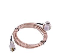 Pilipane Cable De Extensión Coaxial Macho A Hembra De 5m RG 316 PL-259 Para Antena Walkie Talkie