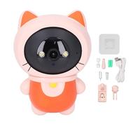 Pilipane Cámara de monitoreo de bebés 4K Ultra HD WiFi Cámara de Seguridad Interior con detección de Movimiento Visión Nocturna de conversación para el hogar Monitoreo del bebé