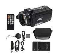 Pilipane Cámara de videtro Digital 4K Ultra HD Video Camera P Fotos 10x óptico Zoom 6 Eje Anti Shake 180 Puerto táctil Giratorio Puerto de Zapata Caliente para Viajar creación de Contenido